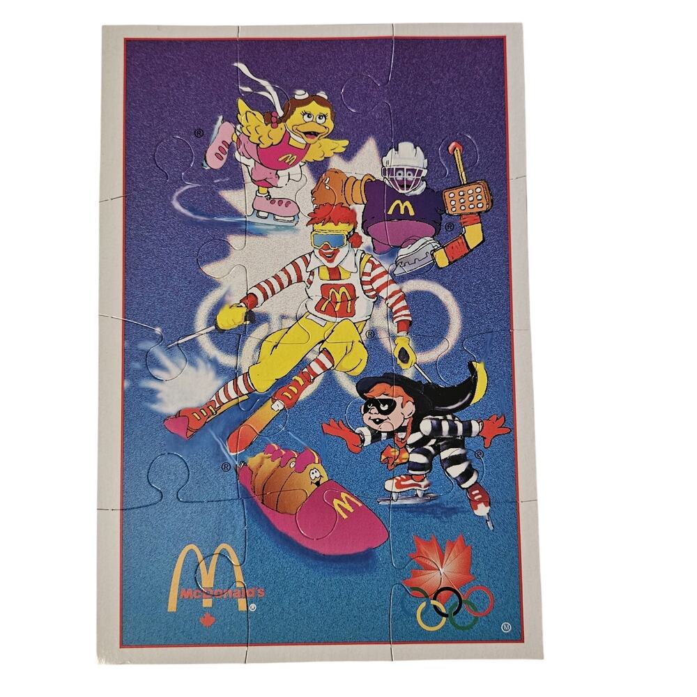 1994 Canadian McDonalds Olympic Puzzle New